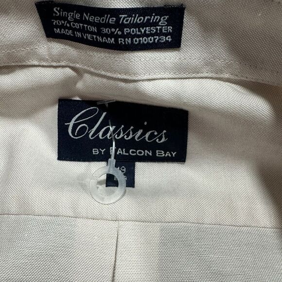 Falcon Bay Men’s Big & Tall Shirt sz 19 Big NEW # D75 - Picture 4 of 5